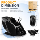 VUYSUYVY Upgraded 4D Massage Chair Full Body, Zero Gravity SL-Track Massage Chair Recliner with AI, Body Scan, Heating, Calf Kneading, Rocking Sleep Mode, Airbags, Foot Rollers, 18 Auto Modes