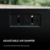 40-inch Propane Gas Vertical BBQ Smoker with Analog Temperature Control and 960 Cooking Square Inches | Black Masterbuilt