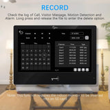 ANJIELO SMART Wired Video Intercom System,10 Inch Touch Monitor with 1080P HD Doorbell Camera,Apartment Door Phone Kit,Support Motion Detechtion RFID Card Unlocking for Home (2 doorbell + 4 Monitor)