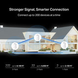 TP-Link Deco 7 Pro BE14000 Tri-Band Wi-Fi 7 Whole Home Mesh System | 8-Stream 14 Gbps | 10 WAN/LAN Port | Up to 8100 Sq.ft, 200 Devices Capacity | 320 MHz, HomeShield, AI-Roaming (BE67 3-Pack)