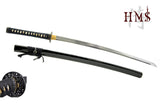Hand Forged 1045 Carbon Steel Damascus Geometric Katana Full Tang Sword