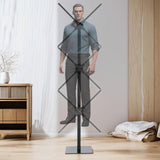 Missyou 152CM 3DHologramFan Christmas Tree Display and Stand,3 x 56cm Fans with Bluetooth,App & Remote Control,Holographic Fan LED,Customizable Video Content for Exhibitions,Trade Shows,Advertising