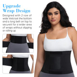 Wlitri Waist Trainer Belt Waist Cincher Trimmer Ab Belt Tummy Control Body Shaper with Triple Wrap Women and Men Black M