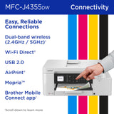 Wireless Color Inkjet All-in-One Printer with 1.8” Color Display and Manual Feed Slot | Includes Refresh Subscription Trial