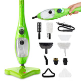 H2O X5 Steam Mop & Handheld Steam Cleaner | 5-in-1 Floor Steamer | Hardwood, Tile & Laminate Cleaner | Carpet Glider Included | Grout, Window & Garment Attachments