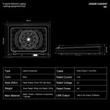 D16 RGB Gaming Laptop Cooling Pad for 15.6-19" Laptops, Adjustable Speed