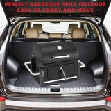 Kendane Portable Charcoal Grill with 314 Square Inch Cooking Area,Compact Tabletop Charcoal Grill with Warming Rack,Small BBQ Grill with Charcoal Tray for Outdoor Camping, Picnic