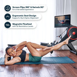 Echelon Row S, + 30-Day Free Echelon Membership, 22in Screen, Indoor Rowing Machine, Rower for Home Gym, Live and On-Demand Classes, Total Body Workout, Low Impact, (Renewed Premium) Echelon