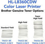 Brother Business Color Laser Printer, HL-L8360CDW, Wireless Networking Brother