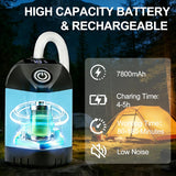 B013 Portable Shower Pump for Camping – 7800mAh Long-Lasting & Quiet Outdoor Shower with LED Display, IPX8 Waterproof Outdoor Shower for Pet Bath, Car Wash & RV