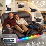 Power Reclining Loveseat with Massage & Heat