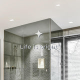 LUXRITE 5 Inch LED Recessed Light, ECO Backlit Mini Panel Spotlight, 5CCT 2700K-5000K, 1200 Lumens, High Output, 13 Watts, Dimmable, IC Rated, Wet Rated, ETL Listed, Energy Star, Square (16 Pack)