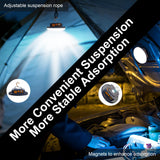 10000mAh 4000LM Flashlight Portable LED Camping Lantern Rechargeable Light 30W with Digital Display and Magnet , IPX5 Waterproof Tent Lights Power Failure Emergency Light for Parents Christmas Gift