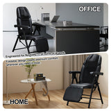 Ezencon Foldable Electric Massage Chair with Heat, Shiatsu, Kneading, Vibration, Full Body Relaxation, Adjustable Backrest & Neck Height,for Dad Mom Women Men