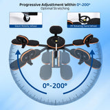 Olenyer Leg Stretcher,220lbs Heavy Leg Stretch Machine,200° Adjustable Split Machine for Ballet,Home Gym Leg Stretching Training Machine, Suitable for Ballet, Dance, Yoga, Home Gym Dedicated