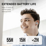 Wireless Earbuds Bluetooth 5.3 Headphones, App Customize EQ, Ergonomic Design, 55H Playtime, Wireless Charging TOZO