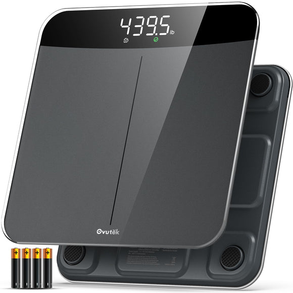 Bathroom Scales Digital Weight, Topnotch Quality 450lb Weight Scale OVUTEK