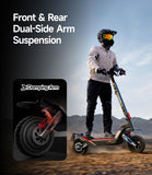 NAVEE XT5 Pro Electric Scooter, 30 mph Speed, 46.6 Miles Range, 2200W Peak Motor, Dual Damping Arm Suspension & Disc Brake, Fast Charging, Adults Teens, 12" Off-Road Tires, Heavy Duty