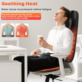 YOSSMO Shiatsu Neck and Back Massager with Heat, Back Massager for Pain Relief Deep Tissue, 8D Kneading Massage Chair Pad for Home Office, Gifts for Men Women