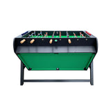 KICK Triplex 55″ Telescopic Rods 3-in-1 Swivel Multi Game Table (Black) – Foosball, Pool/Billiards & Air Hockey