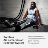 FIT KING Air Compression Recovery System, Cordless Full Leg Massager with Dynamic Pressure, Reduces Muscle Pain and Improves Circulation, Fast Recovery for Athletes (Medium)