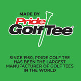Pride Golf Tee, 2-3/4 inch Deluxe Tee , White