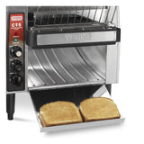 Conveyer Toaster, 1000+ slices per hour, 208V, 2700W, 6-20 Phase Plug, Silver Waring