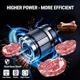 ARINOO Electric Commercial Meat Bone Saw, 1500W Stainless Steel Meat Bone Sawing Machine, Workbeach 18.31"x14.37",1.57-7 Inch Cutting Thickness, Frozen Meat Cutter for Beef,Deer,Fish,Chicken