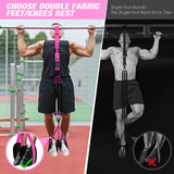 Ayombo Pull Up Assistance Bands, Heavy Duty Pull Up Resistance Bands for Strength Training, Adjustable Assist Band with Foot Strap, Suitable for Families Gyms Parks with Pull-Up Bars Equipment