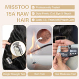 Misstoo 15A Cambodian Body Wave Bundles, 3 Bundles 24 26 28 Inch,