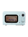 COMFEE' Retro Microwave Oven, Small Microwave with 6 Auto Menus, 0.9 cu.ft Countertop Compact Microwave with Multi-stage Cooking, Mute Function, LED digital, Green/900W, CMO-MMP02AA(GN)