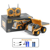 Dwi Dowellin Remote Control Dump Truck Toys for Boys 4-7,Construction Rc car with Lights/Sounds for Kids Age 8-12 Year Old,Ideal for Boys Age 3+
