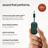 Twelve South AirFly Pro 2, Bluetooth Adapter, Pair 2 AirPods, Teal Ice