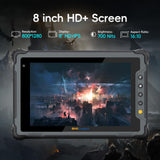 ONERugged M80J Rugged Tablet, 8 Inch Heavy Duty Outdoor Work PC, Windows 11 Pro, Intel N5100, 8GB+128GB, IP65, Glove Touch, for Field Service, Outdoor Construction