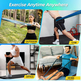 WHATAFIT Resistance Bands,Pull Up Assist Bands Set with Handles, Exercise & Workout Bands with Door Anchor for Men & Women – Home Fitness Equipment for Strength Training, Stretching