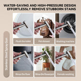 TENGPOLE Handheld Bidet Sprayer for Toilet & Bathroom, Adjustable Water Pressure Spray Gun with 304 Stainless Steel Hose, Bidet Faucet for Postpartum Care, Elderly, Muslim Shower, Easy to Install