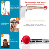 TOCO FREIDO Double End Punching Ball, Speed Bag with 2 Difficulty Levels Boxing Reflex Ball with Headband, Perfect for Reaction, Agility, Punching Speed, Fight Skill and Hand Eye Coordination Training TOCO FREIDO