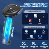 Eyoyo Handheld 2D&1D Bluetooth Barcode Scanner Wireless with Stand