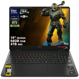 HP Omen 16 Slim Gaming AI Laptop 16" WUXGA IPS 144Hz Intel 16-core Ultra 9 285H 64GB RAM 4TB SSD