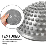 2 Pcs Hedgehog Balance Pods Half Dome Spiky Balance Balls Sensory Stepping Stones Fitness Equipment with Hand Pump for Kids Adults Sports Funvalley Surperfect