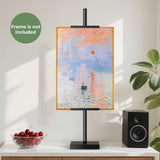 Rofio Adjustable Tabletop Easel, Picture Frame & Sign Display Stand, Black