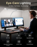 ONEMIX 42" Desk Lamp for Home Office with Base, 1800LM 4-Panel LED Light