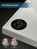 INTASTING Electric Kettle, Gooseneck Electric Kettle, ±1℉ Precise Temperature Control, Stainless Steel Interior, Quick Heating for Pour Over Coffee, Tea & Boiling Water, 0.9L (Cream)