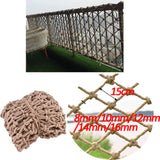 Heavy Duty Pond Safety Netting Durable Anti Fall Climbing Net with Natural Jute String 15cm Mesh Perfect for Fish Protection & Garden Safety Decor Solutions