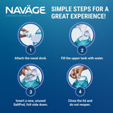 Travel Bundle Nasal Irrigation System - Saline Nasal Rinse Kit Navage