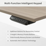 L Shaped Standing Desk, 63 inch Executive Standing Desk, Adjustable Height Desk with Storage Drawers for Home Office