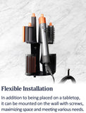 Nekuma Curling Iron Holder Attachments Compatible with Dyson Airwrap Organizer Stand on Desktop, Hair Wrap Storage Rack Accessories Wall Mounted for home / Bathroom