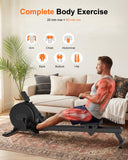 Superun 2026 Upgraded Rowing Machines for Home, Magnetic Rowing Machine with 32 Levels, Rower Machine of Quiet Resistance & 300LBS Weight Capacity, Row Machine with LED Monitor, App Supported, Black