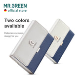 MR.GREEN Manicure Sets Nail Clipper Set 8 in 1 Pedicure Kits Stainless Steel Personal Care Tools with Microfiber Leather Case(Mr-6659)