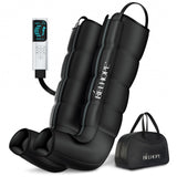 belhope Leg Massager for Circulation and Pain Relief,Full Leg Massage 5-Zone for Varicose Veins, 3 Timers,12 Intensity,6 Modes,Air Compression Boots Recovery Calf Thigh Foot Massage for Athletes,Black